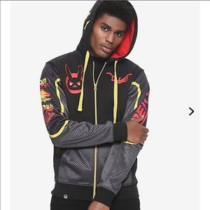 Overwatch D.Va Carbon Fiber Hoodie XL NWT Unisex